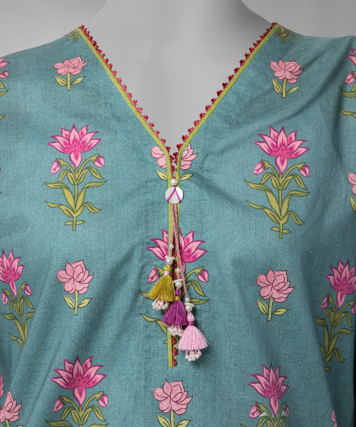 Green Digital Printed Liminal Unstitched 3Pc