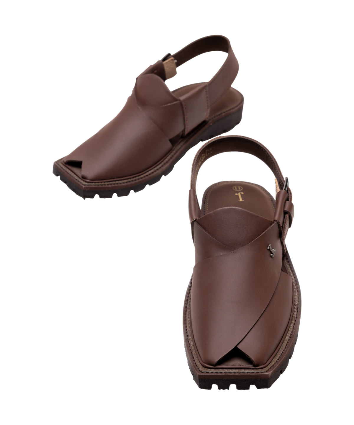 BROWN PLAIN CLASSIC PESHAWARI SANDALS