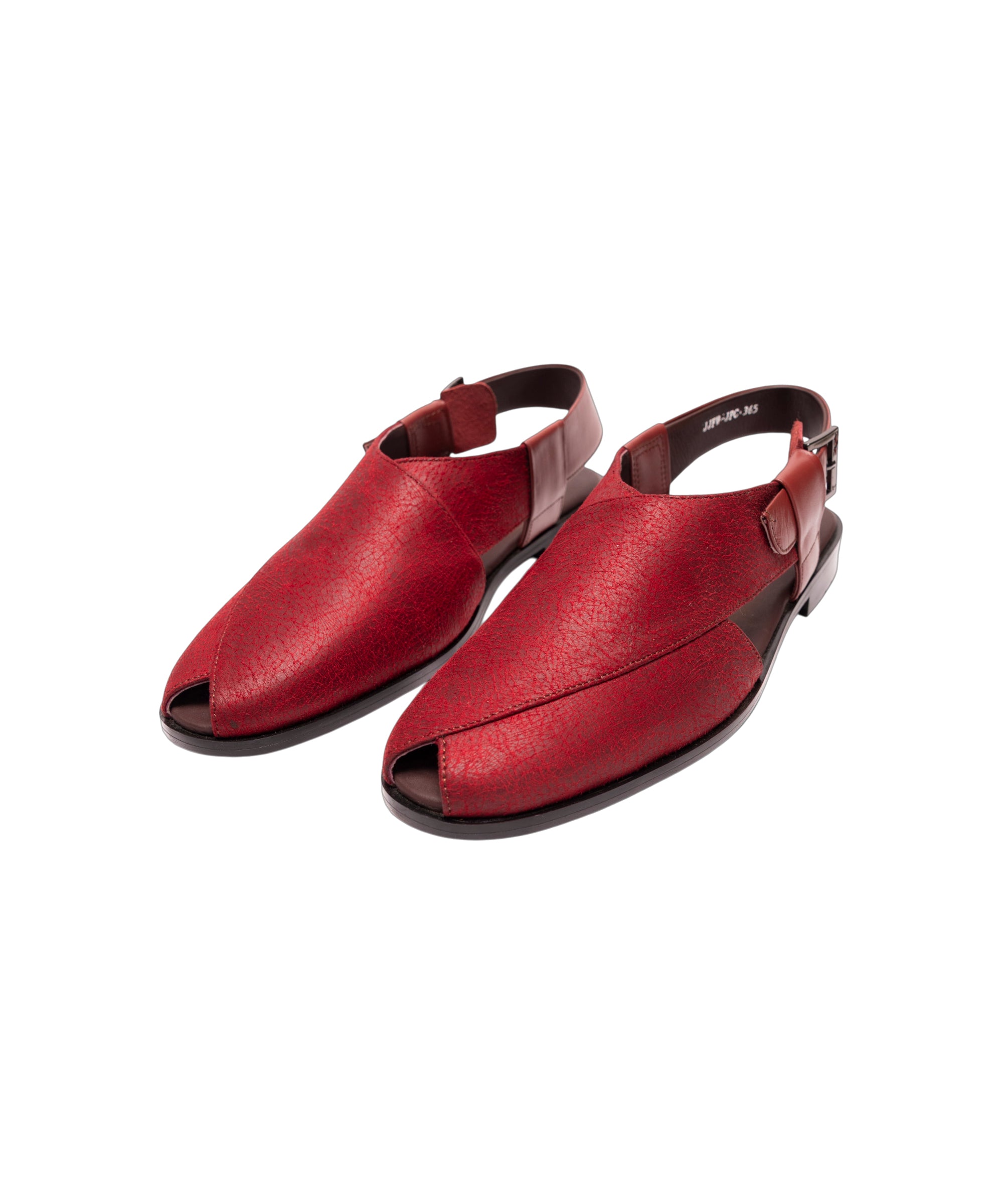 RED PESHAWARI SANDALS