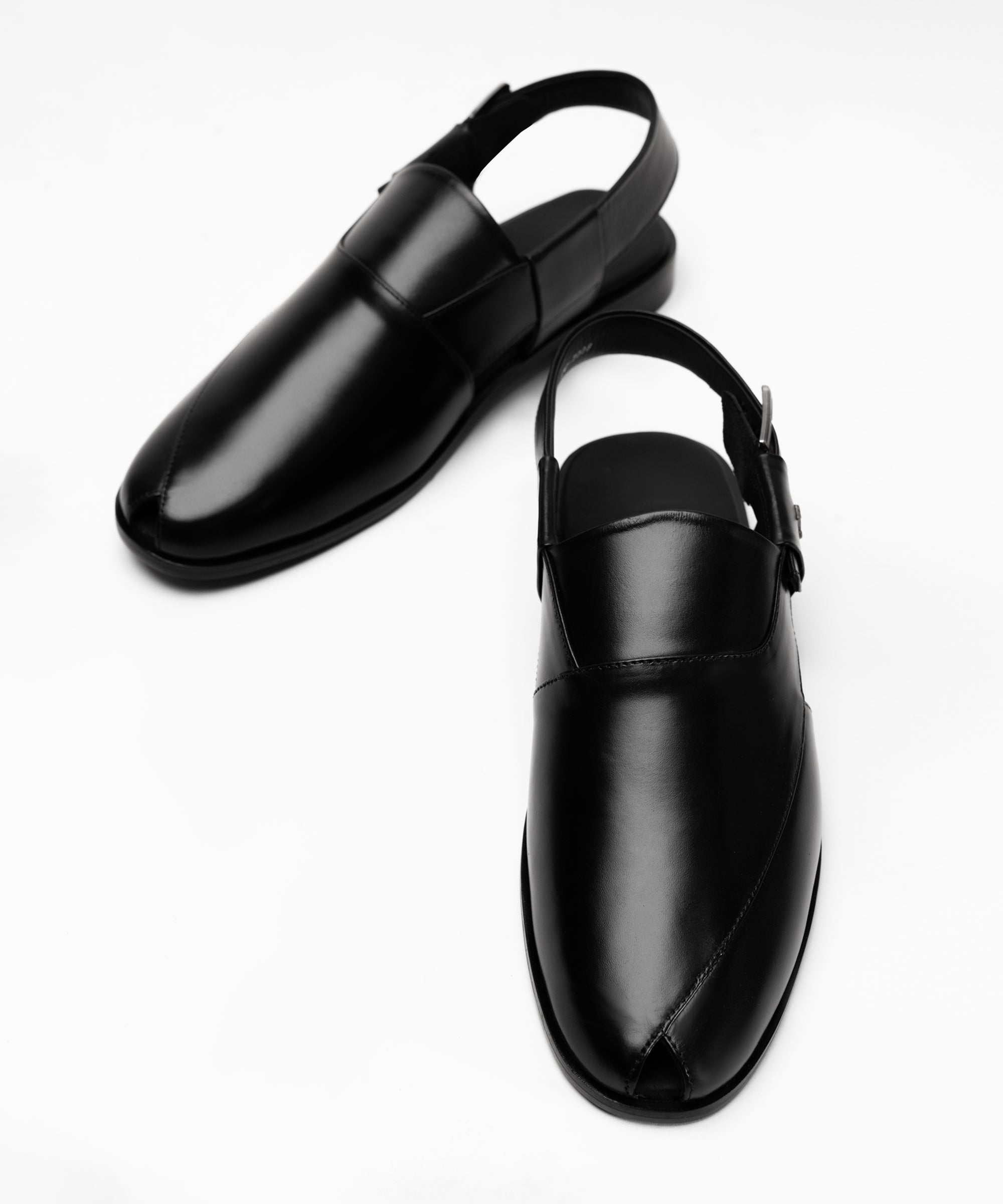Black Peshawari Sandals