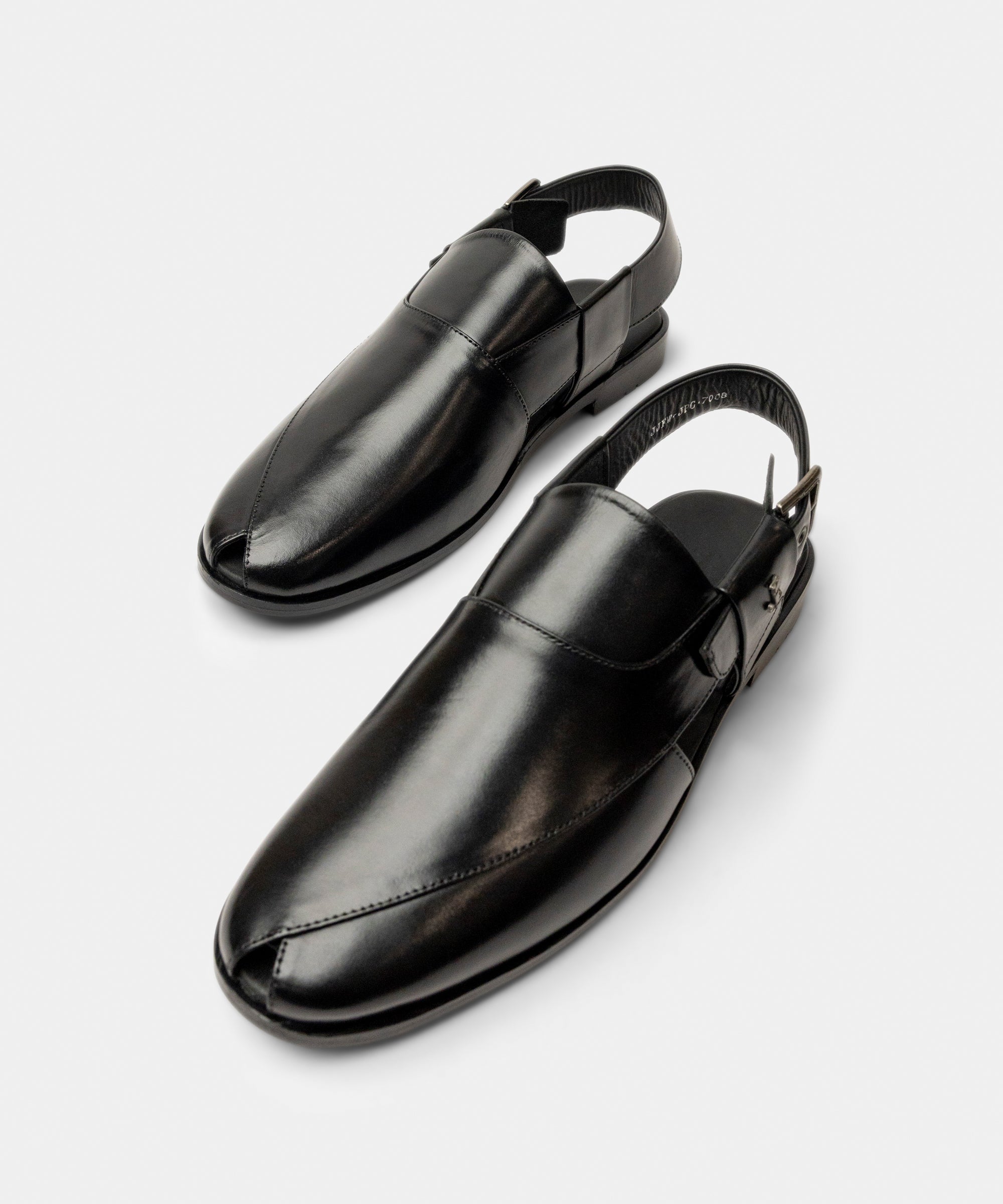 Black Peshawari Sandals