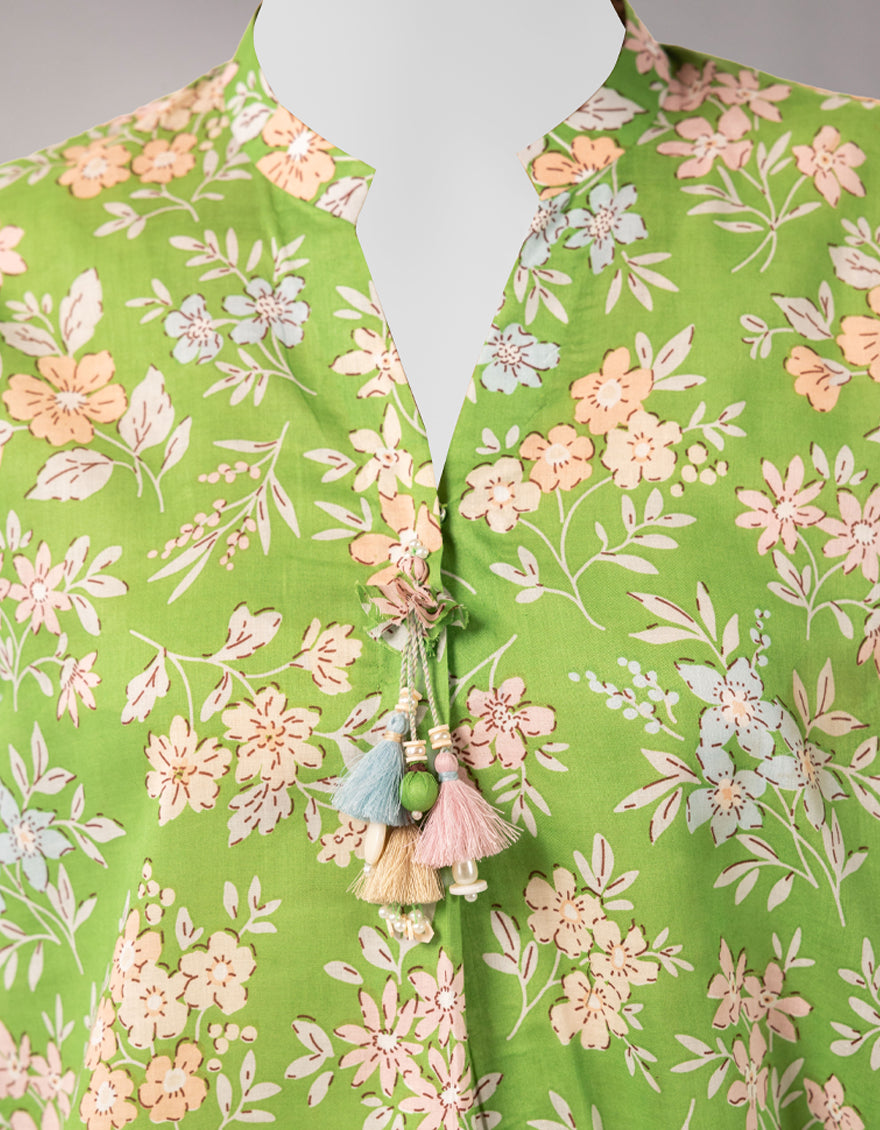 MULTICOLOR LAWN PRINTED UNSTITCHED 2PC
