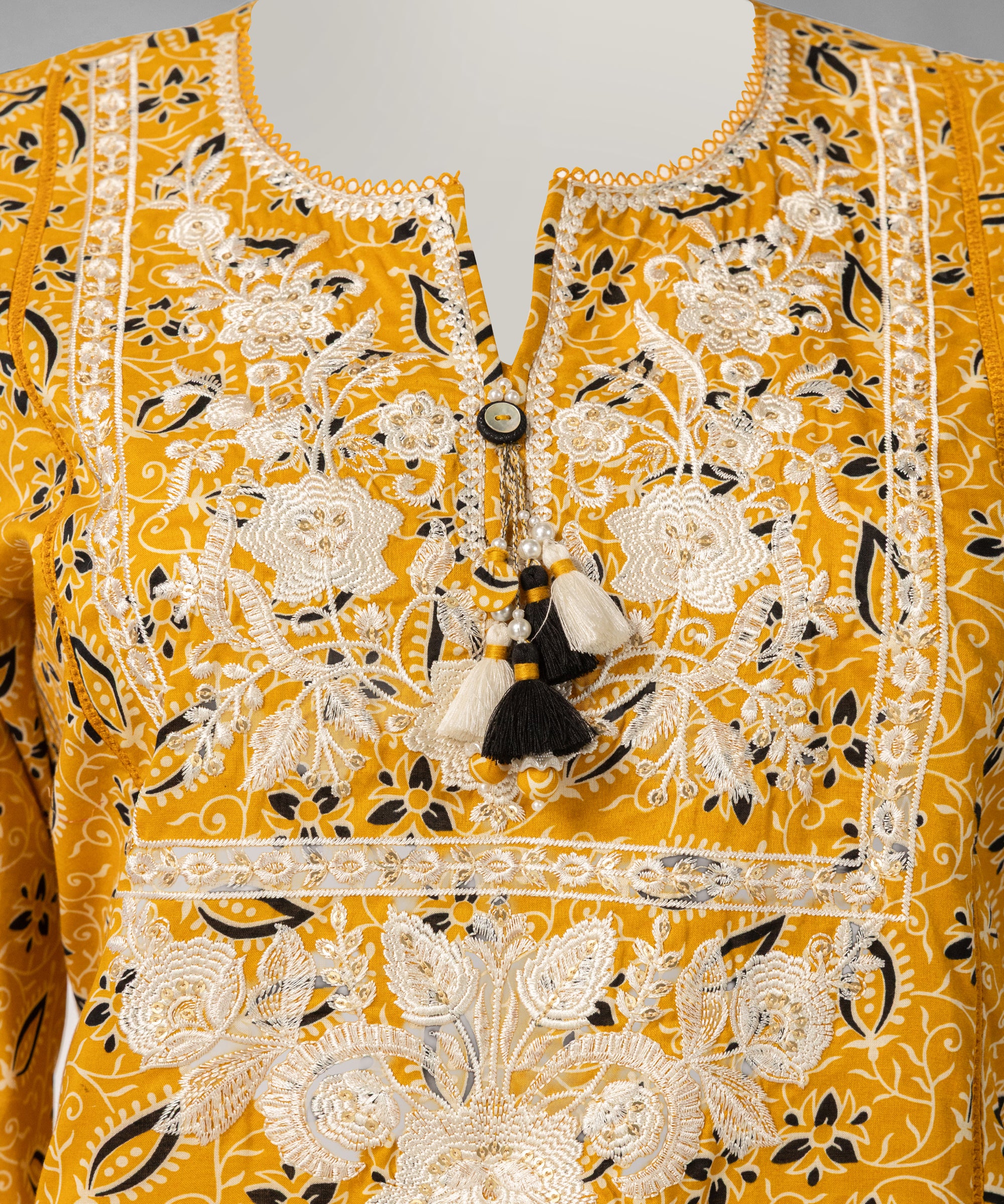 Multicolor Lawn Embroidered Unstitched 2Pc
