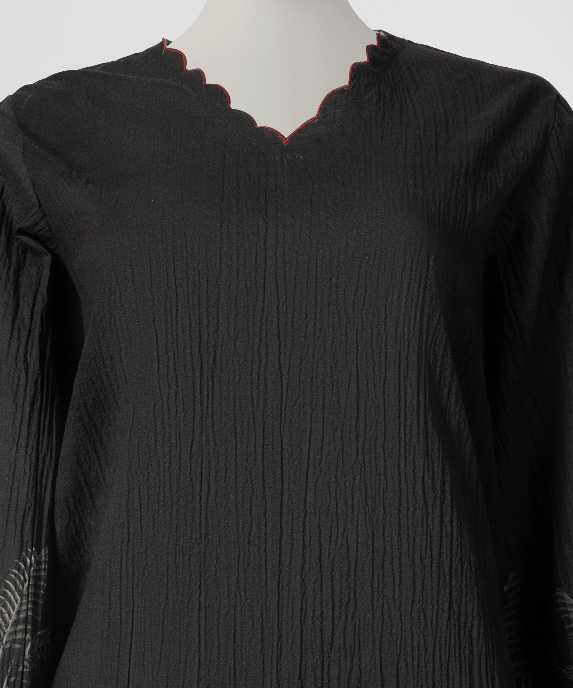 Black Seersucker Co-Ord Set