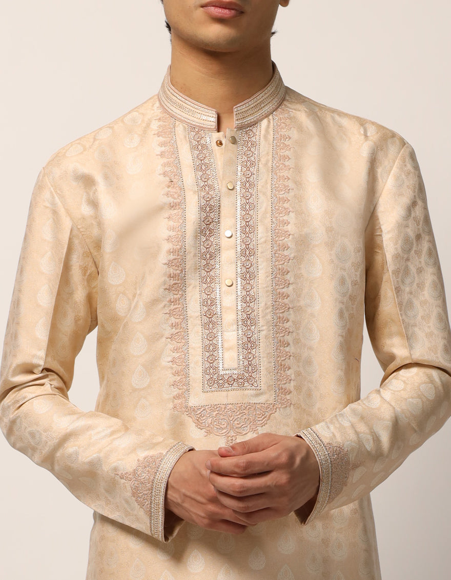 Fawn Formal Kurta