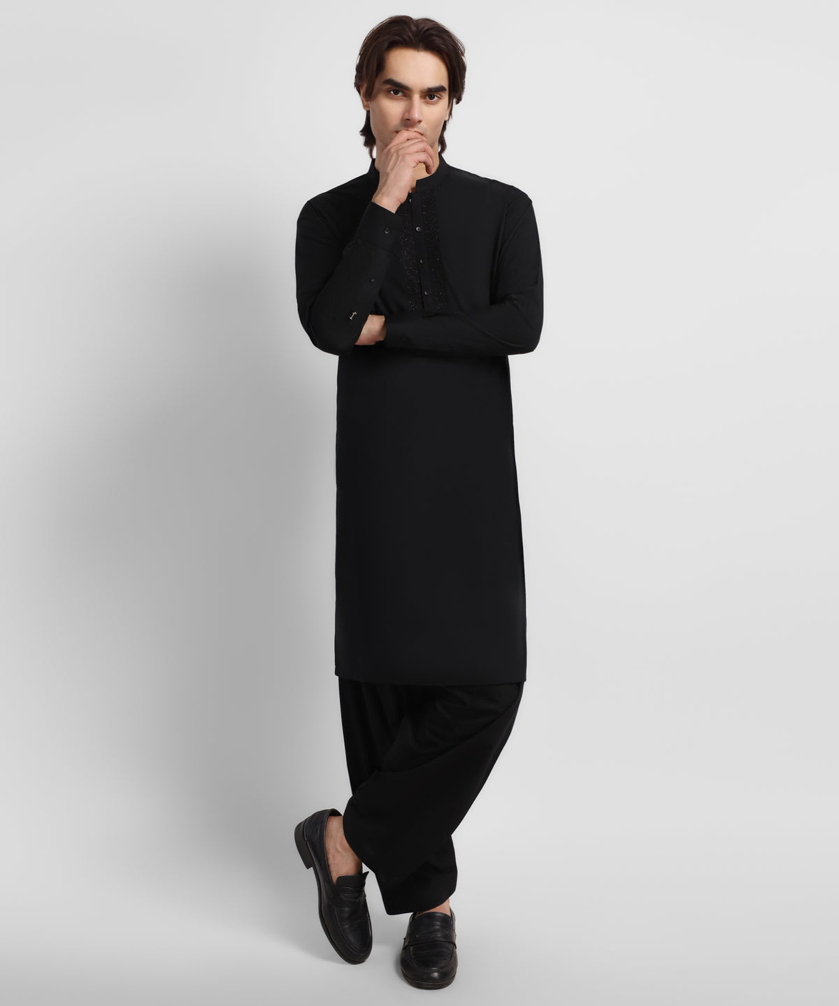 Black Formal Kameez Shalwar