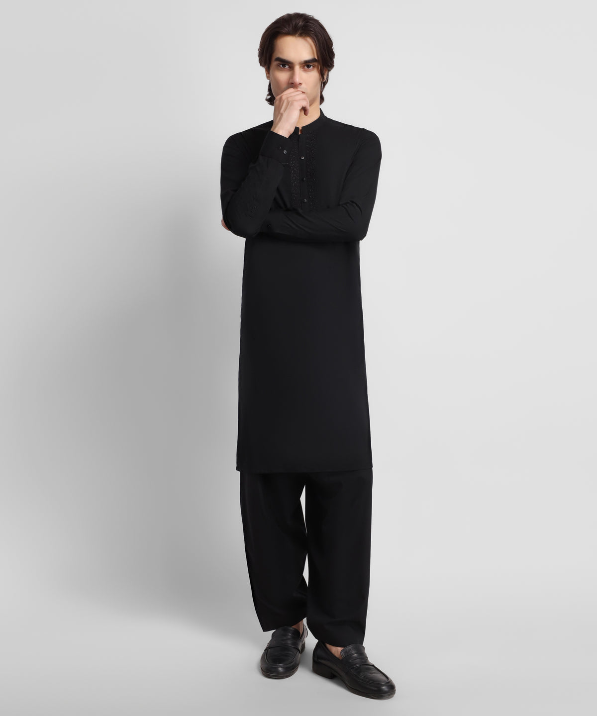 Black Formal Kameez Shalwar