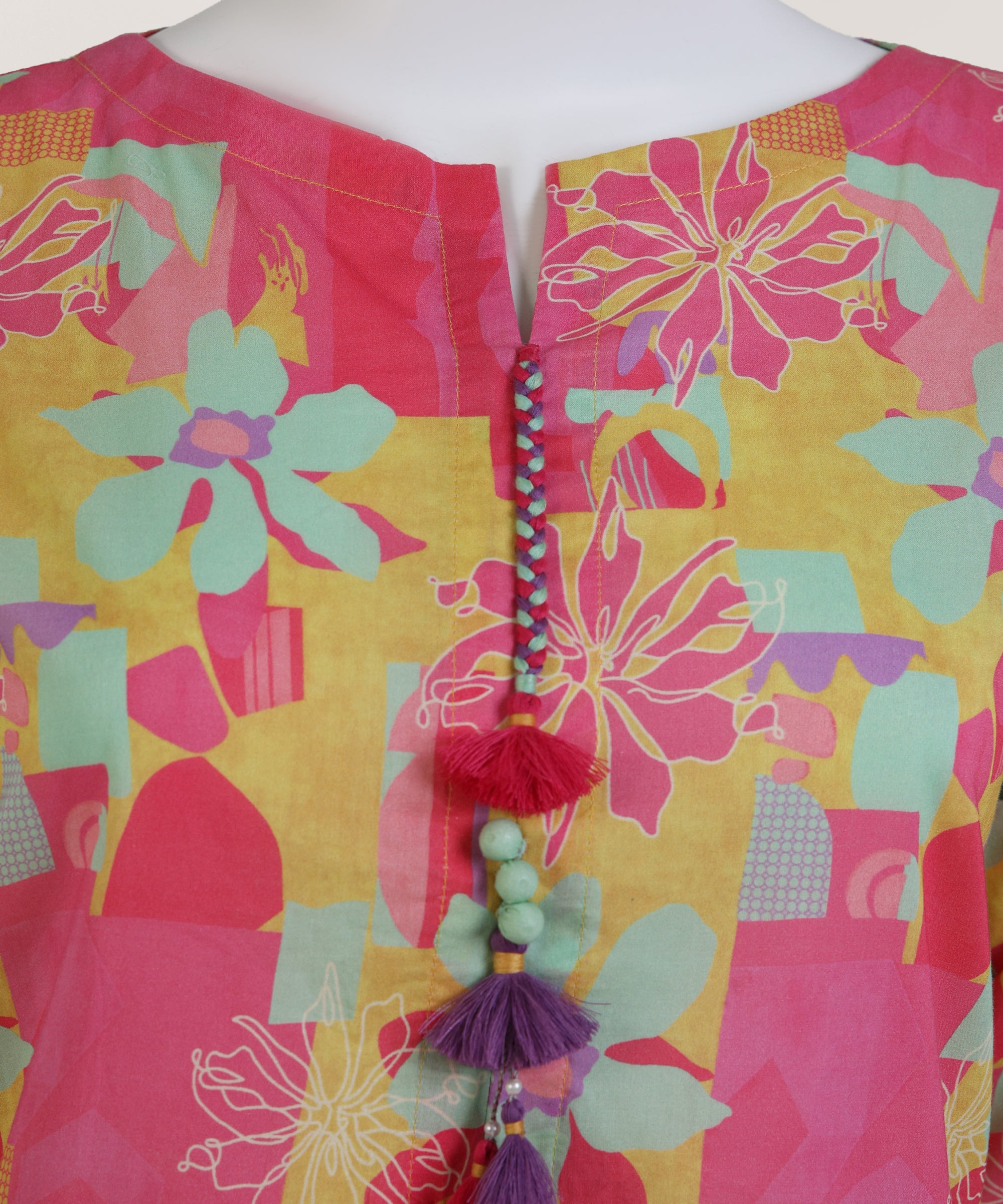 Multicolor Lawn Digital Printed Kurta