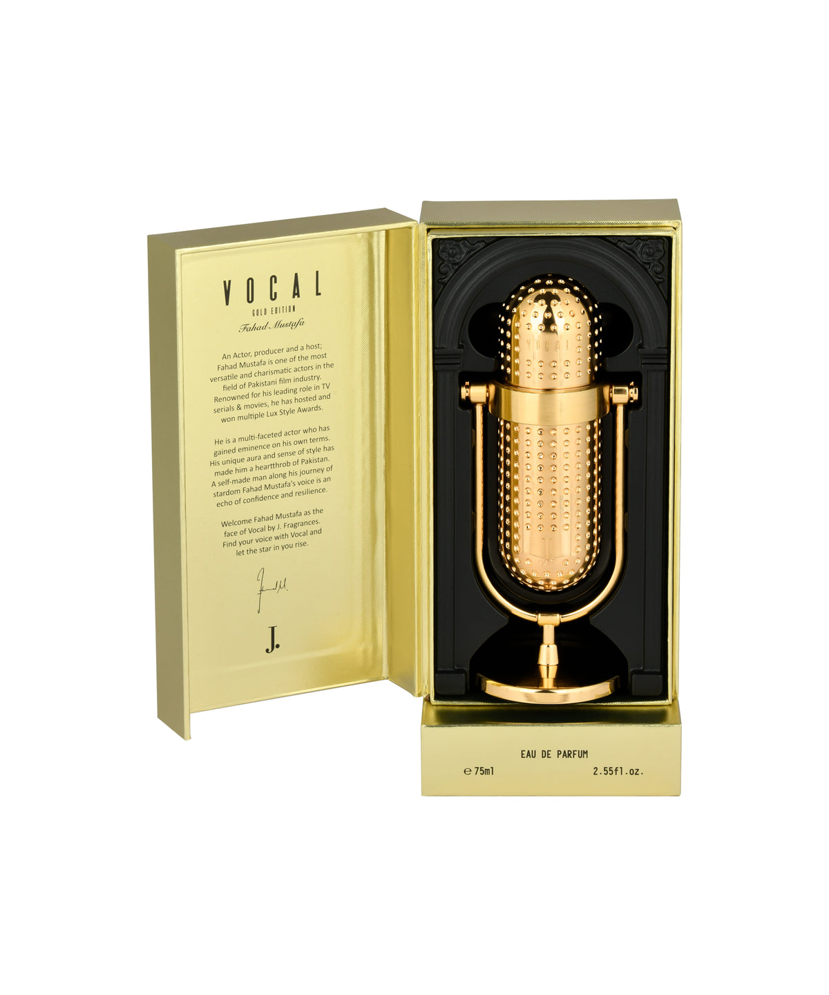 Vocal Gold Bottle and Box