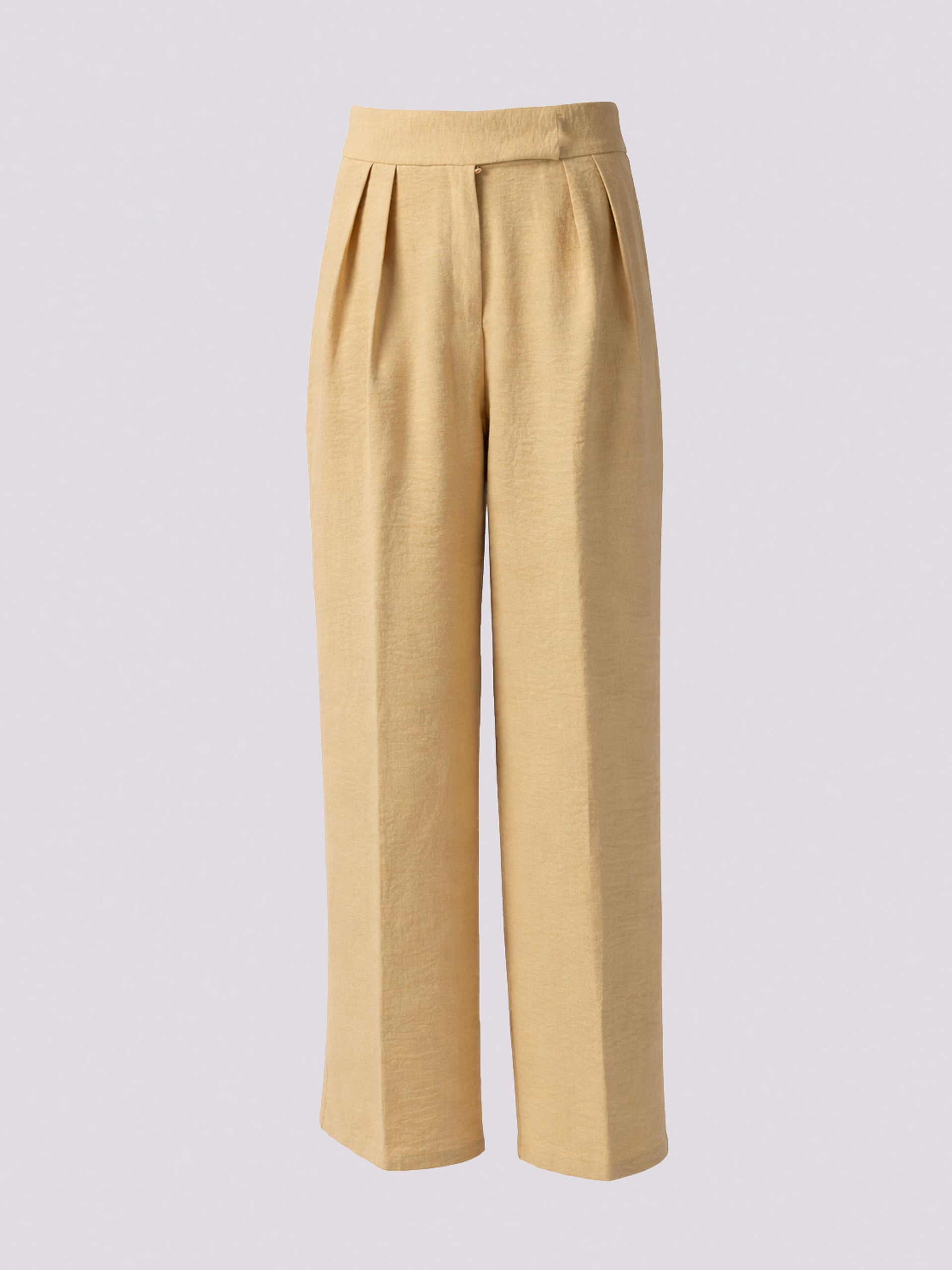 Camel Wide-Leg Pants