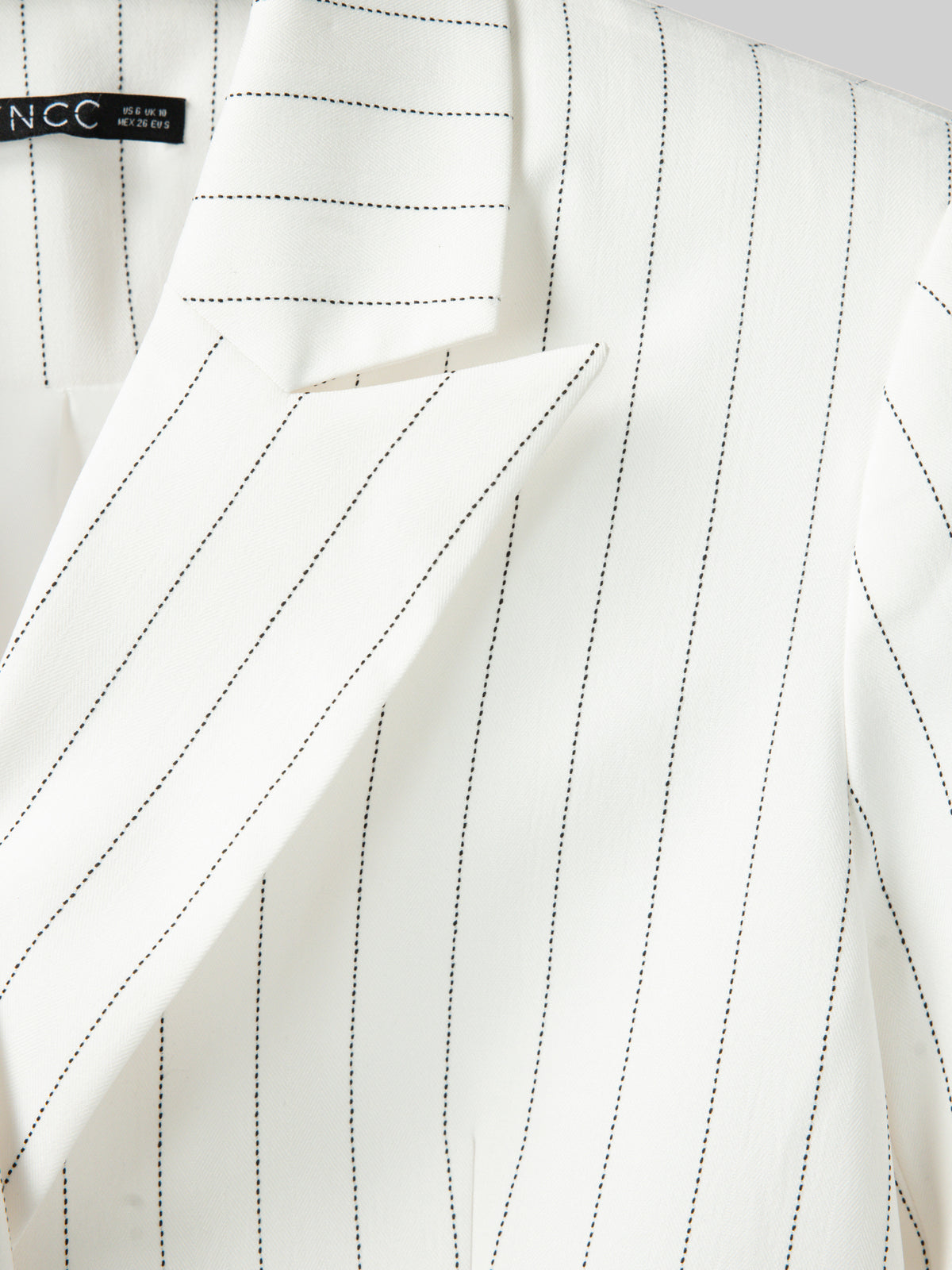 Pinstripe Double-Breasted Jacket