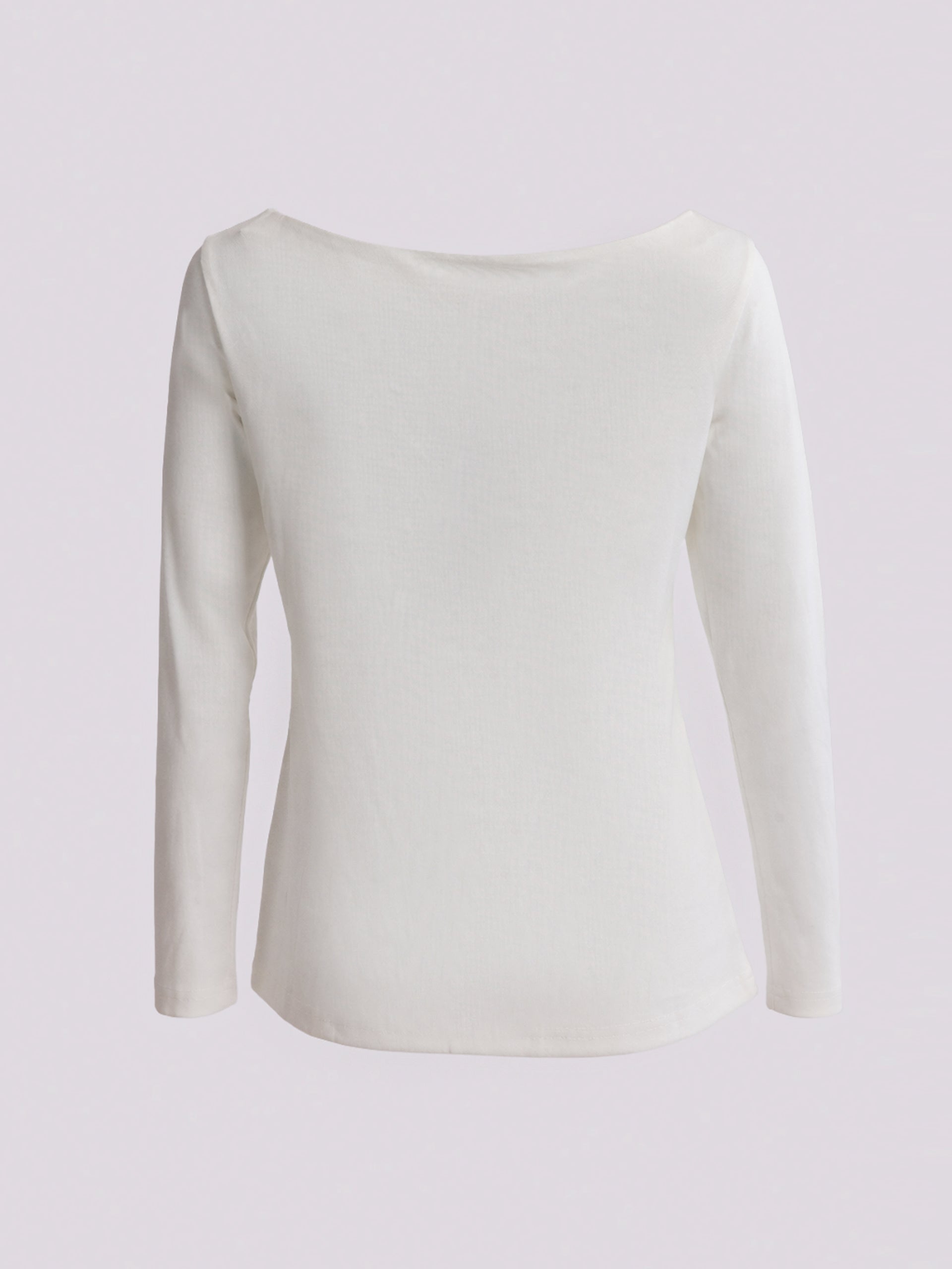White Side-Twist Tee