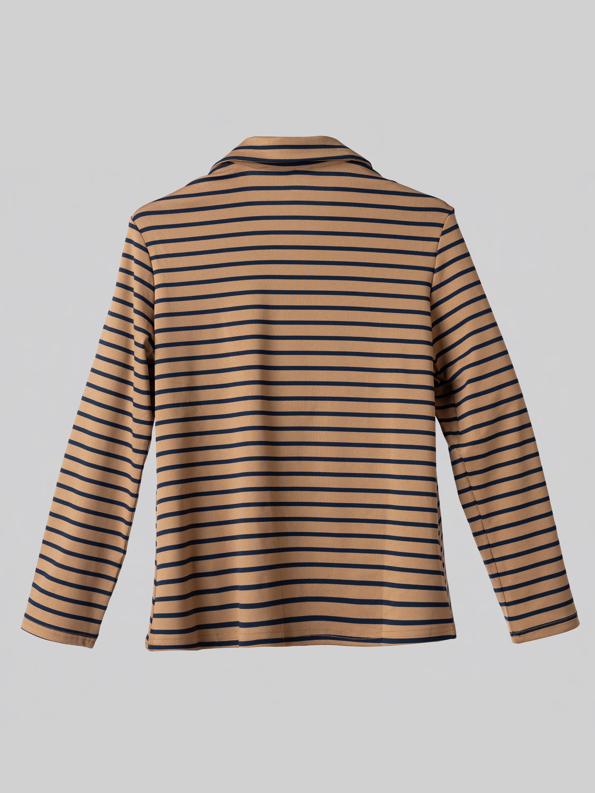 Mocha Everyday Stripe Oversized Shirt