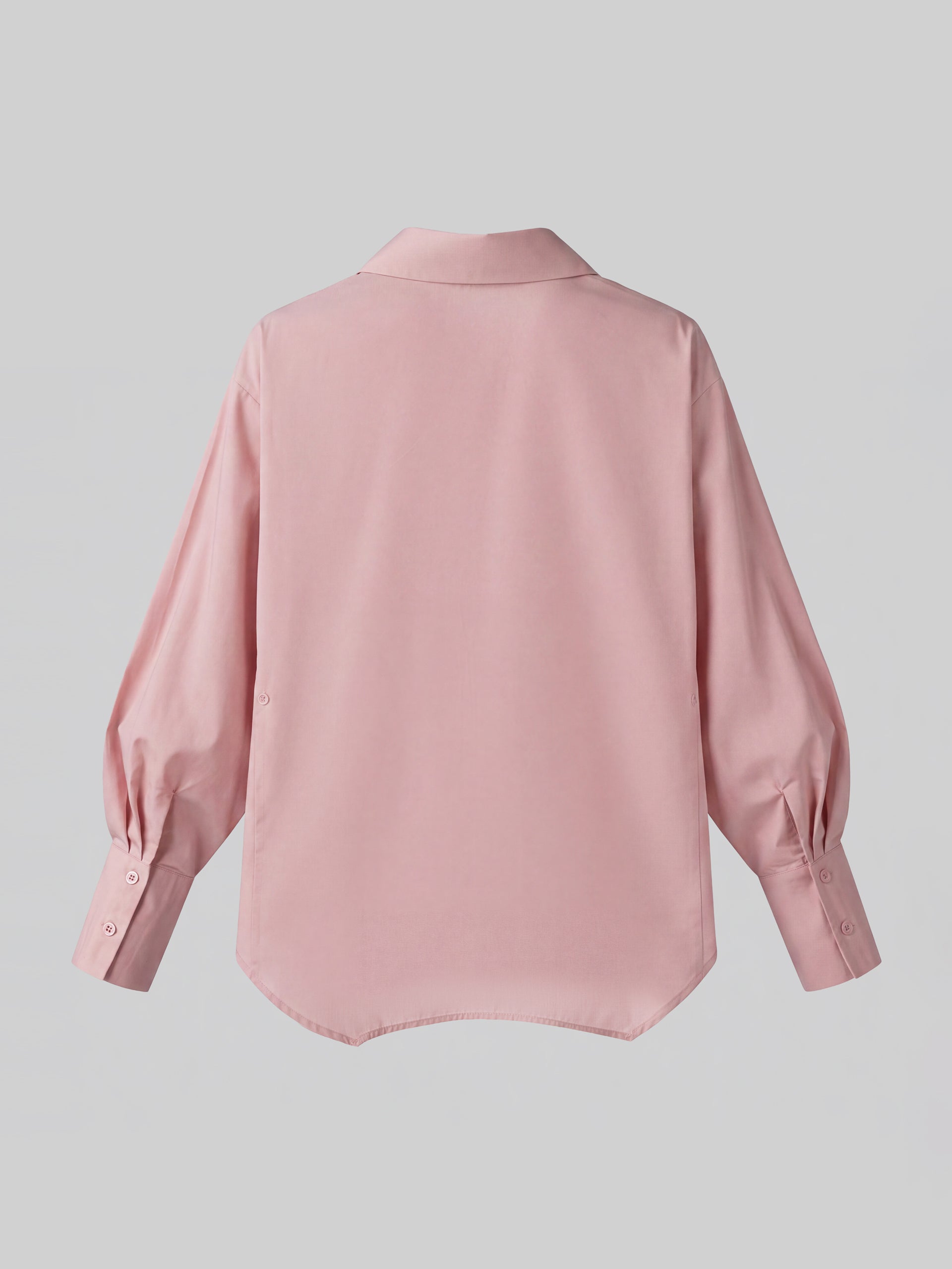 Rose Button-Back Relaxed Shirt