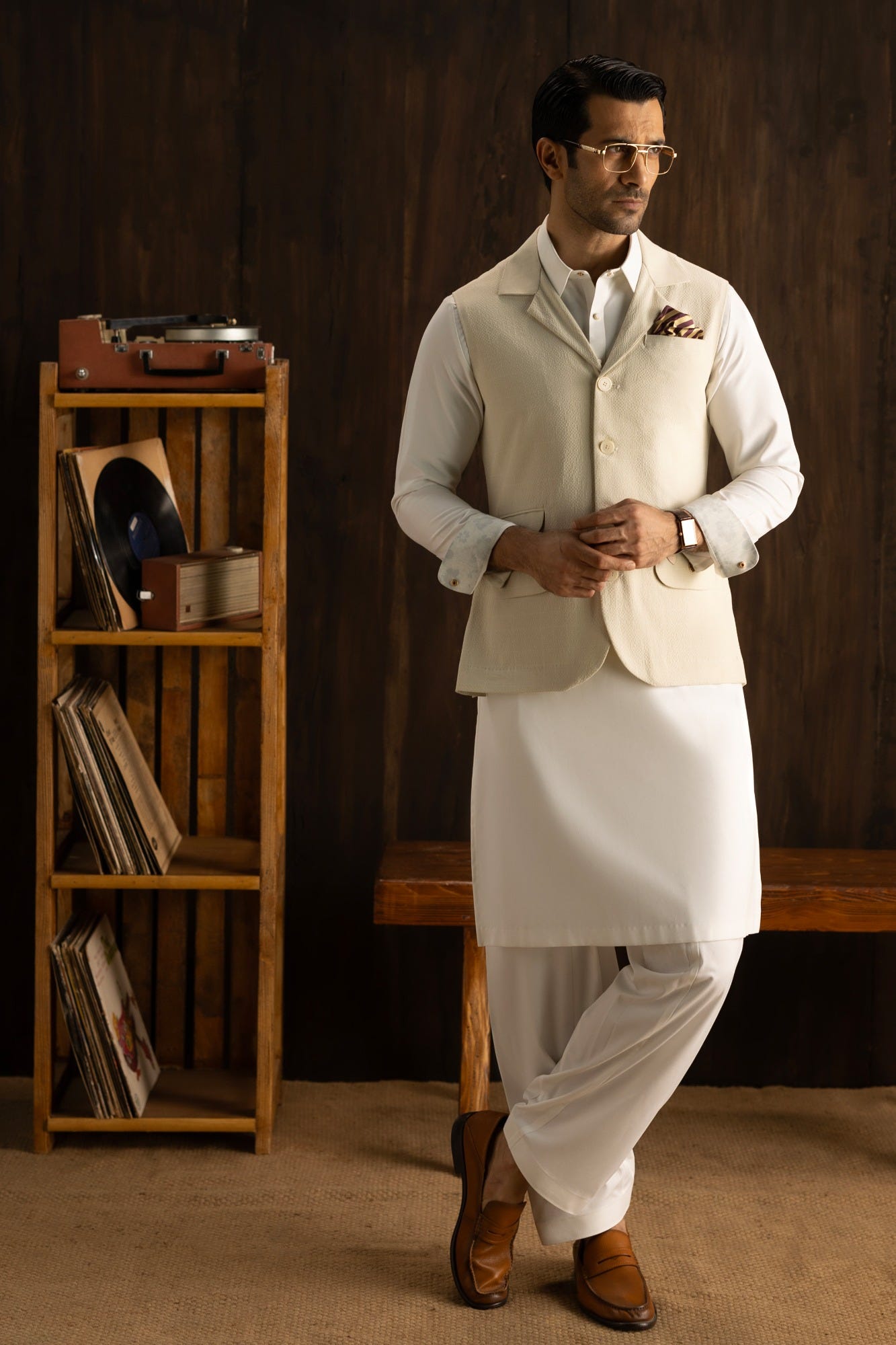 BROOKLYN VEST - CREAM WAISTCOAT