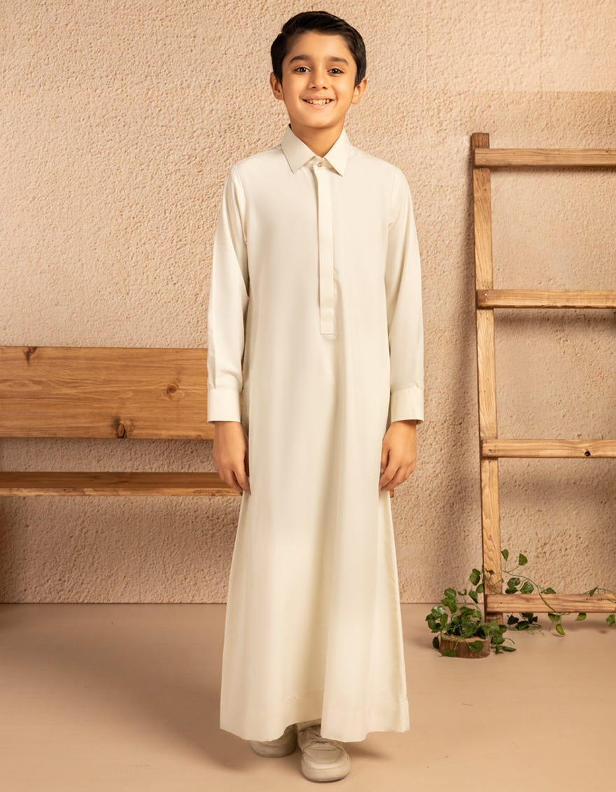 CREAM PLAIN JUBBA