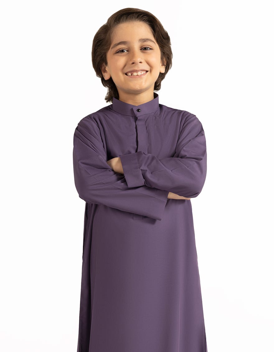 PURPLE CASUAL JUBBA
