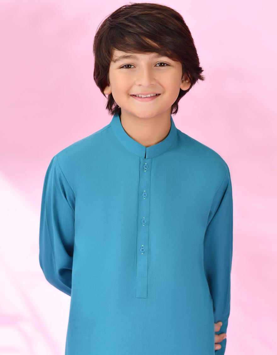 SEA GREEN COTTON KURTA | JCK-A-38950