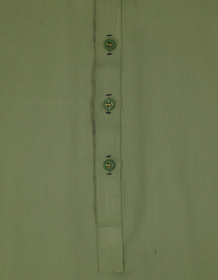 PARROT GREEN CASUAL KURTA TROUSERS