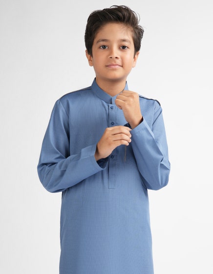 LIGHT BLUE CASUAL KURTA TROUSERS