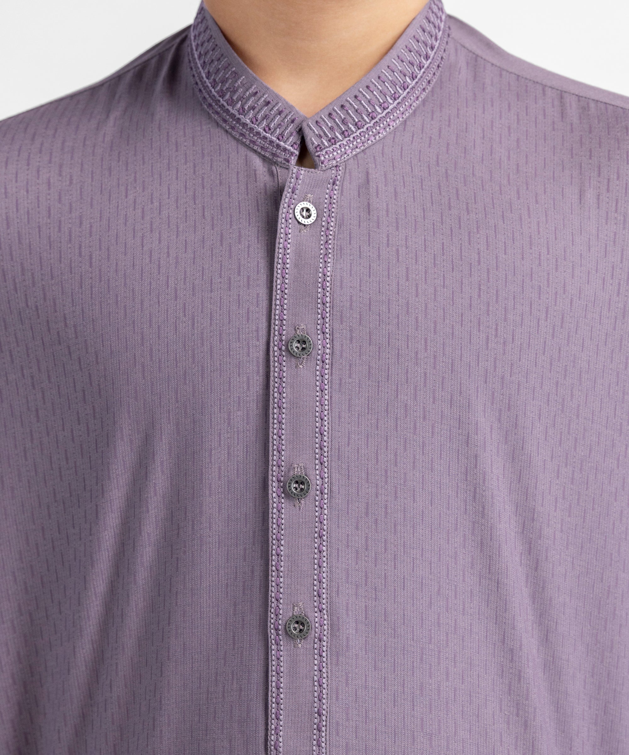 Light Purple Semi-Formal Kurta Trousers