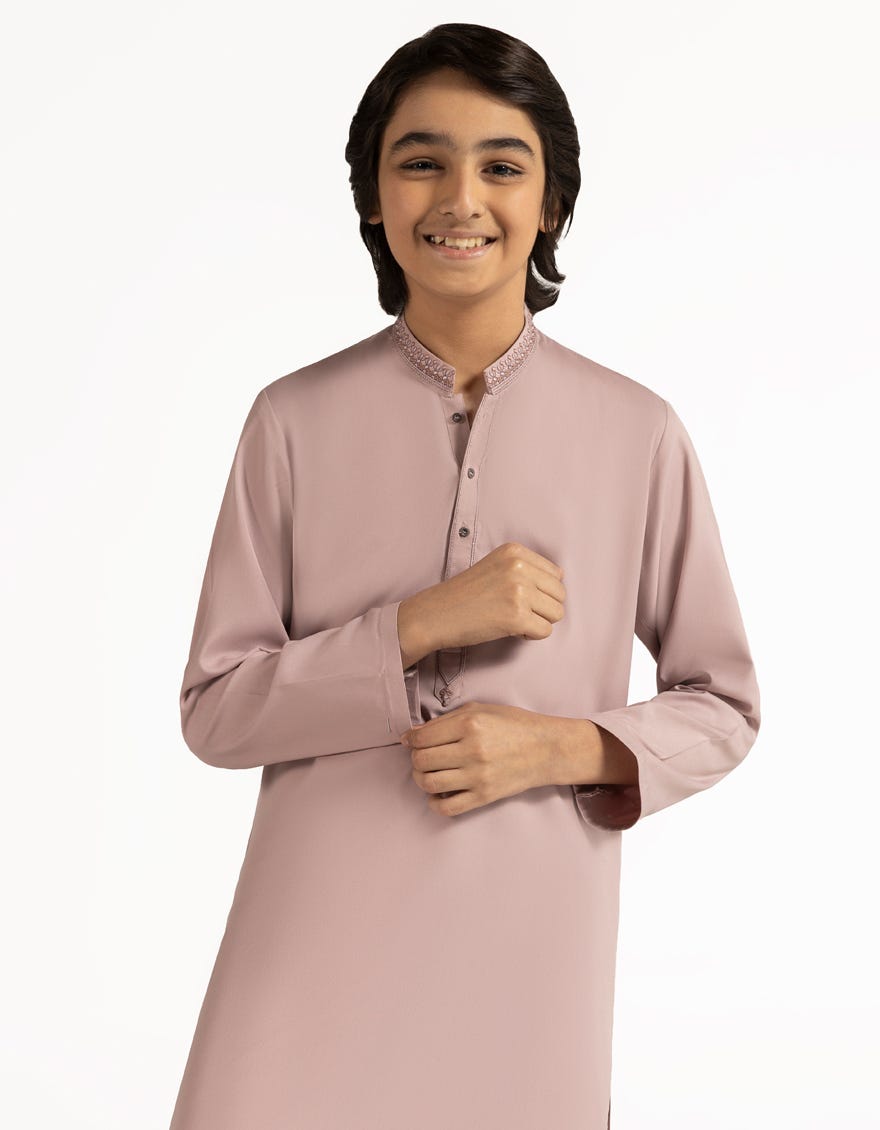 TEA PINK SEMI-FORMAL KAMEEZ SHALWAR