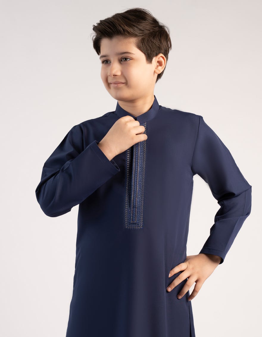 BLUE FORMAL KAMEEZ SHALWAR