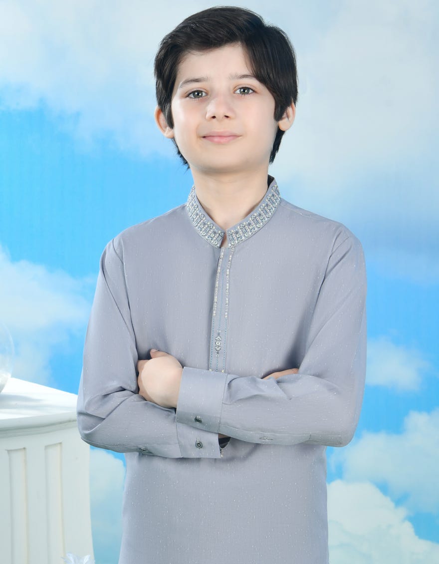 GREY KAMEEZ SHALWAR | JCKS-A-46355