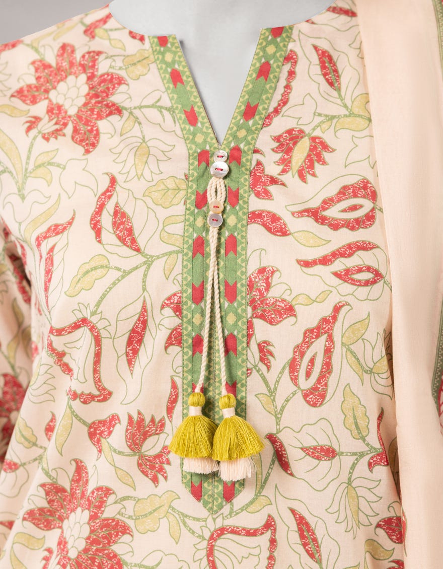 MULTICOLOR LAWN DIGITAL PRINTED UNSTITCHED 2PC