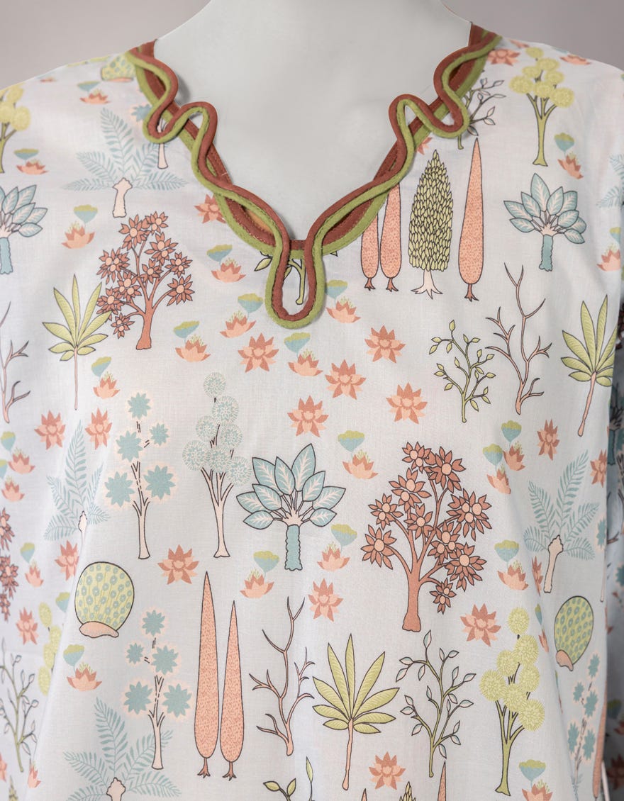 MULTICOLOR LAWN DIGITAL PRINTED UNSTITCHED 2PC