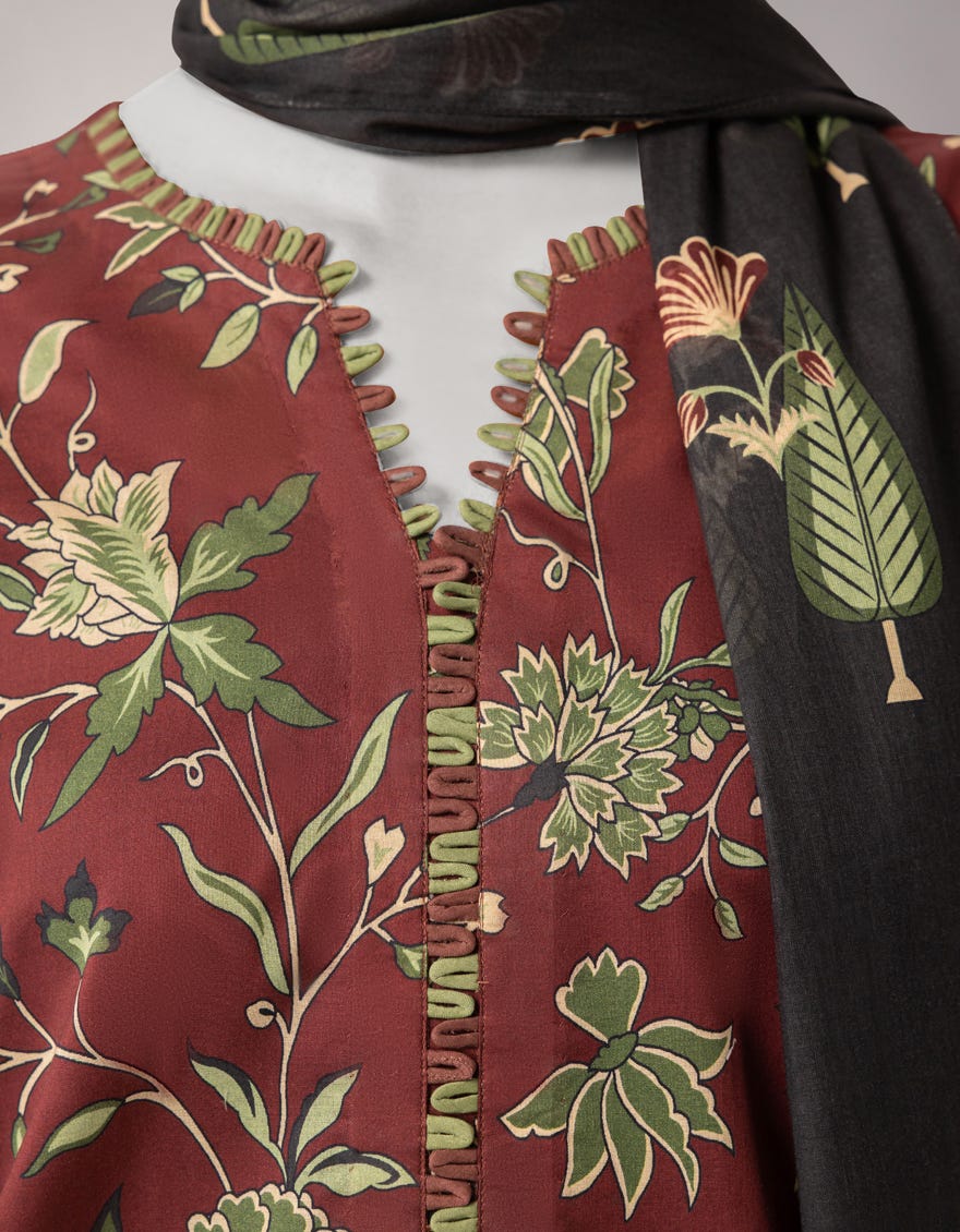 MULTICOLOR LAWN DIGITAL PRINTED UNSTITCHED 2PC