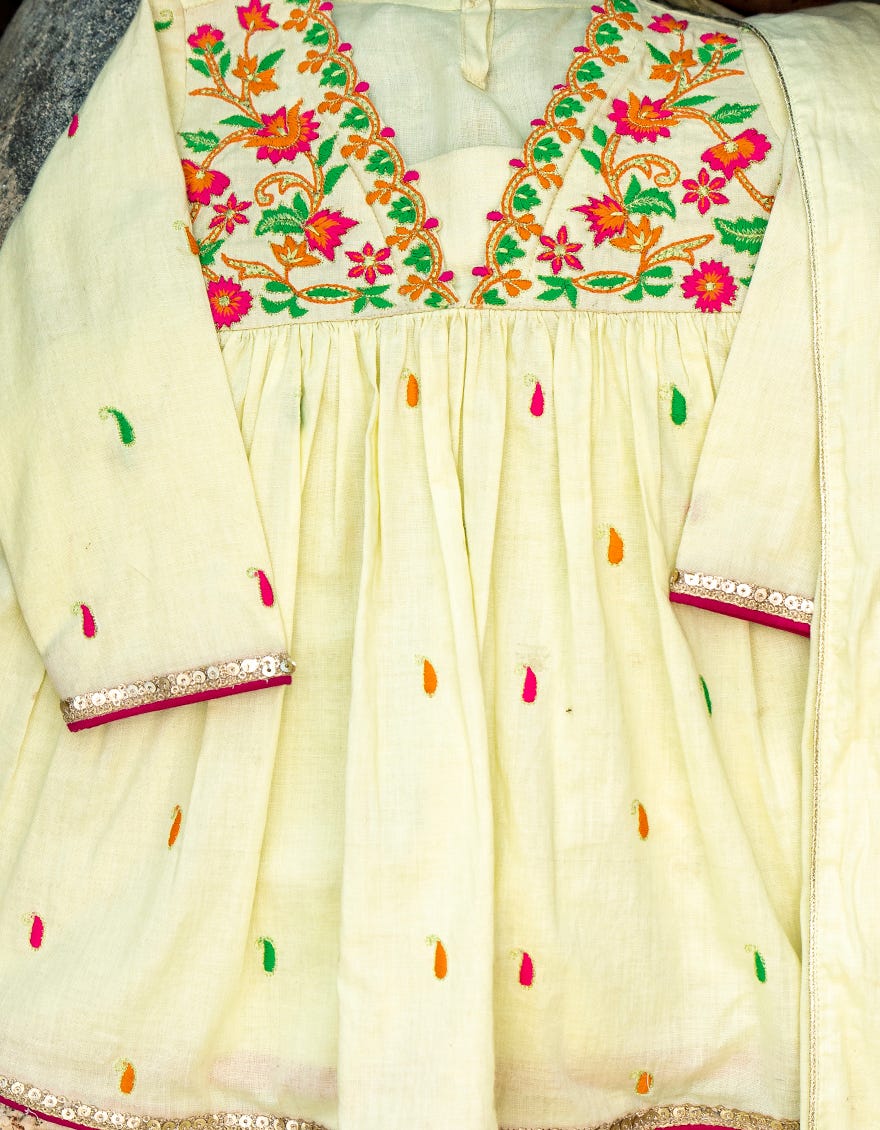 YELLOW LAWN INFANT GIRL 3PC | JIK-S-JGIN-23-061