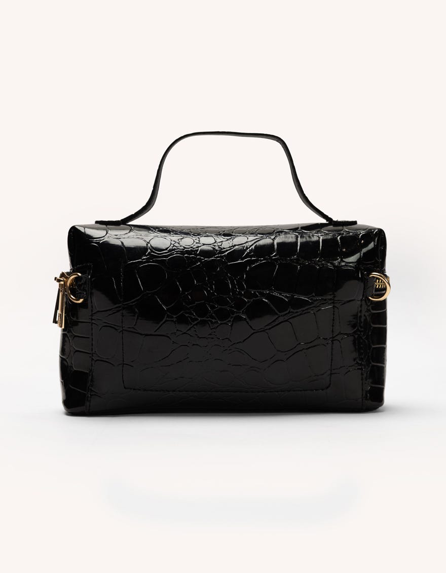 BLACK CASUAL SIDE BAG