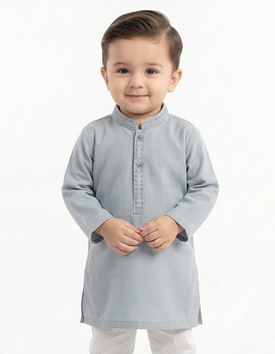 SKY BLUE SEMI-FORMAL KAMEEZ SHALWAR