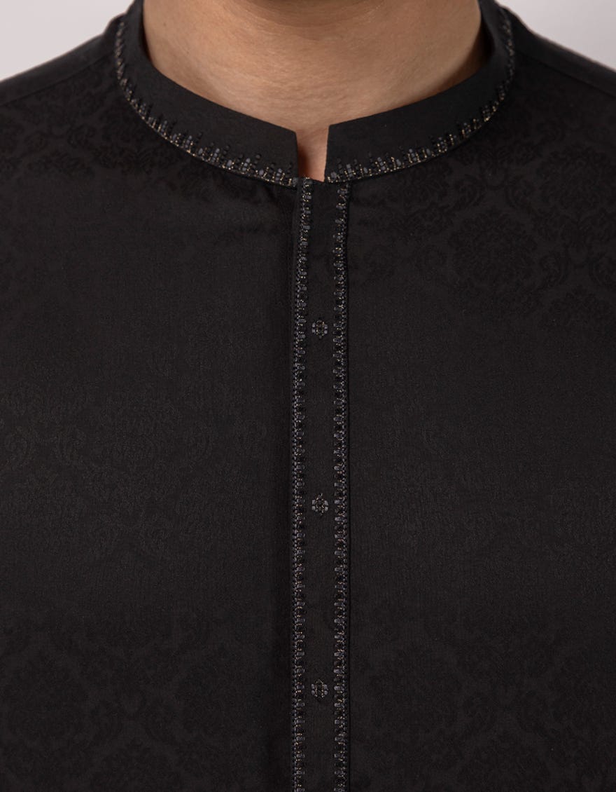 BLACK FORMAL KURTA