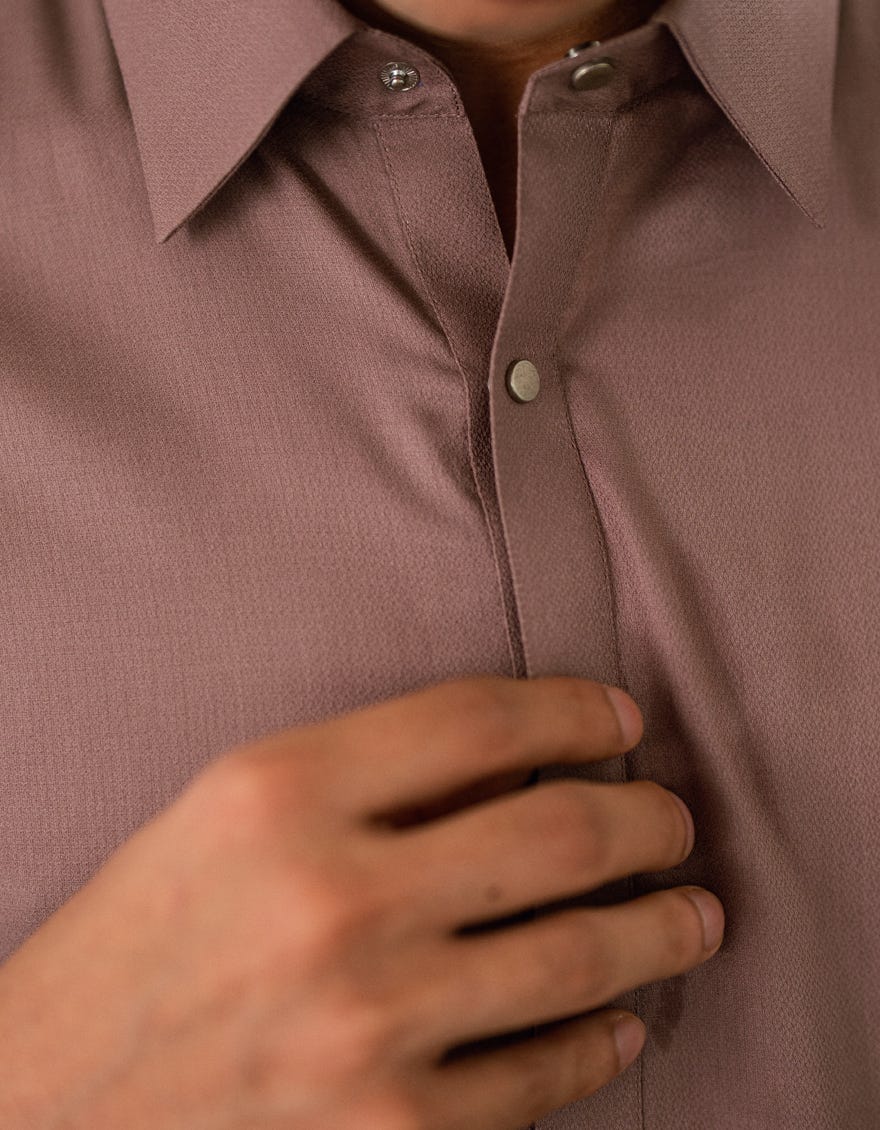 MAUVE COTTON CASUAL KAMEEZ SHALWAR