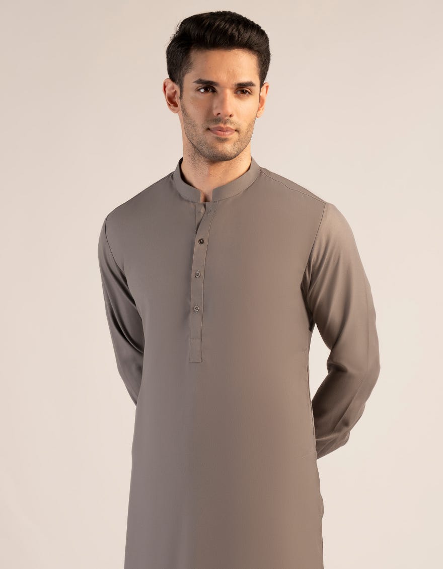 Grey Unstitched Fabric