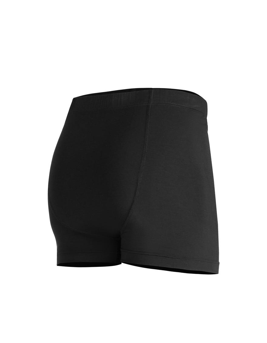 BLACK COTTON BOXER
