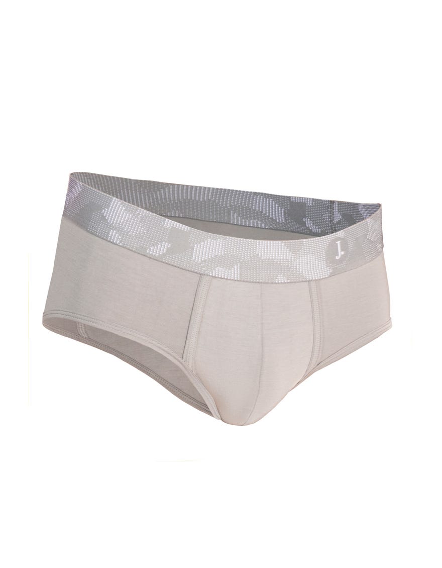 GREY & NAVY PACK OF 2 COTTON BRIEF