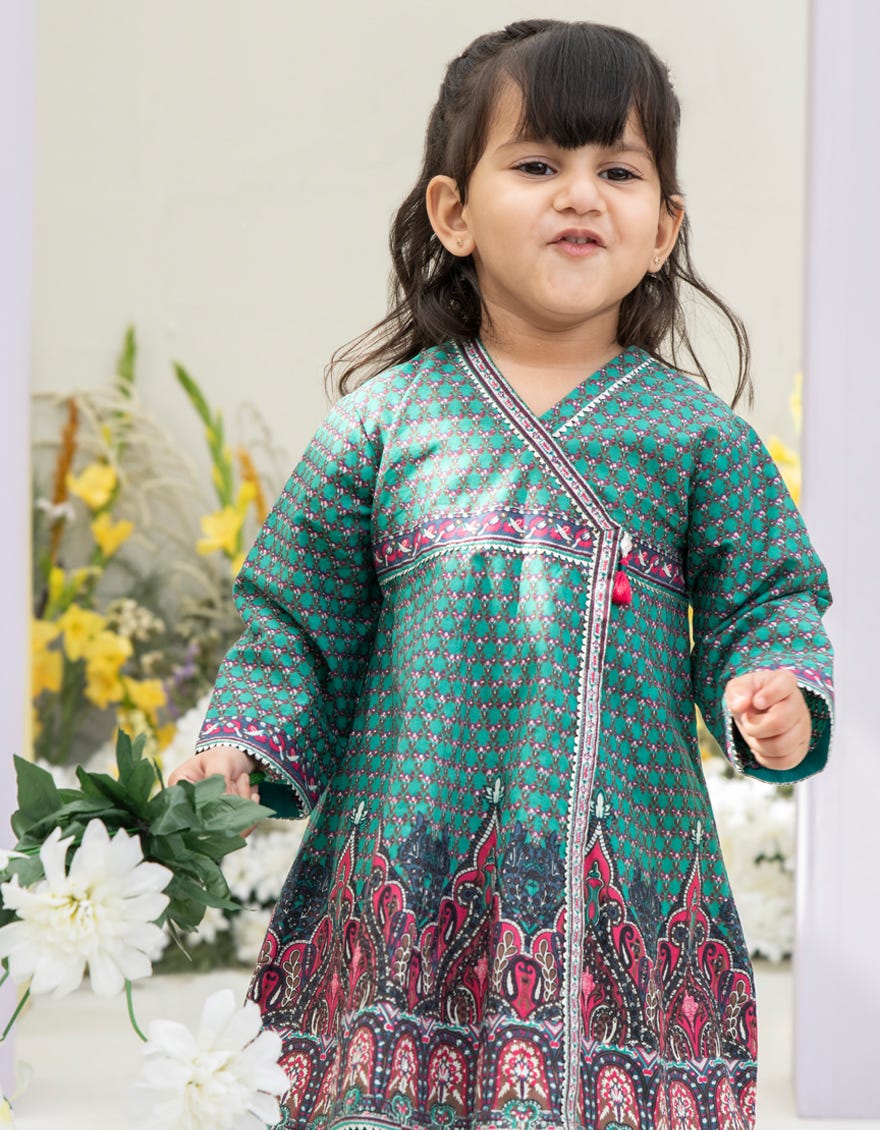 GREEN LAWN INFANT 2PC STITCHED | JGKL-S-JK2-24-5632