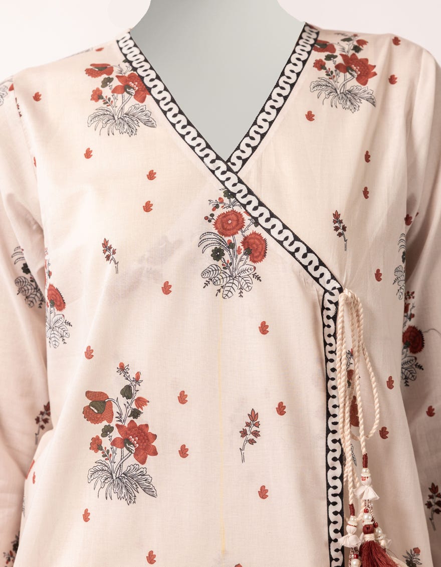 MULTICOLOR LAWN PRINTED UNSTITCHED 3PC