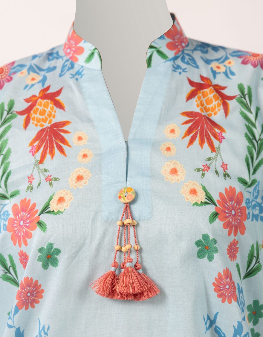 MULTICOLOR LAWN DIGITAL PRINTED UNSTITCHED 3PC