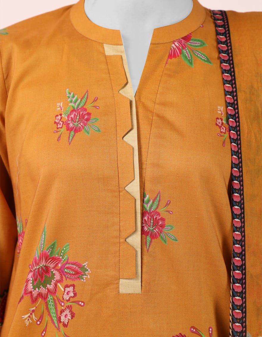 MULTICOLOR LAWN DIGITAL PRINTED UNSTITCHED 3PC