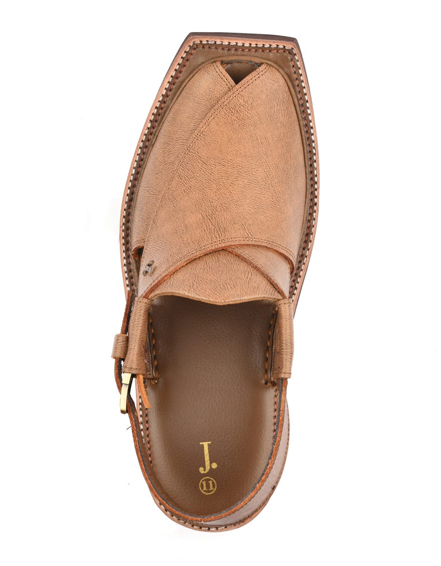 BROWN TRENDY PESHAWARI SANDALS