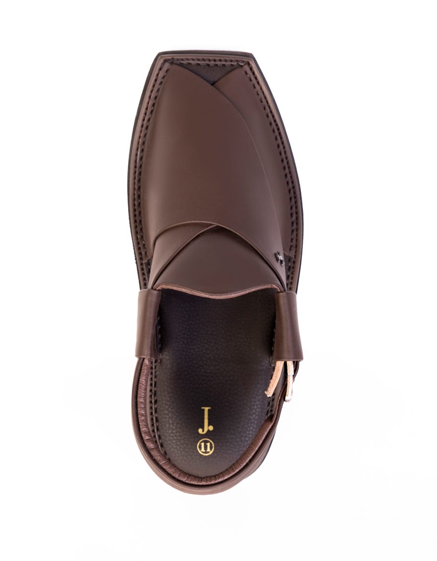 BROWN TRENDY PESHAWARI SANDALS