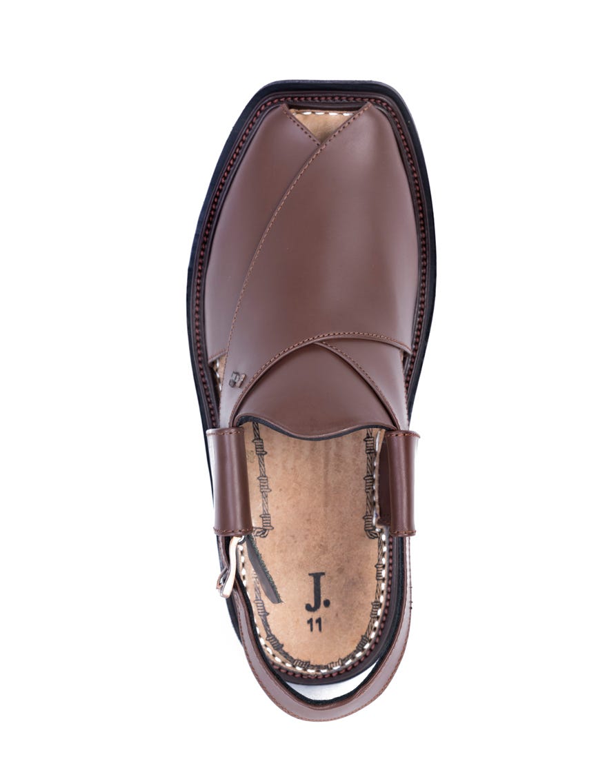 BROWN TRENDY PESHAWARI SANDALS