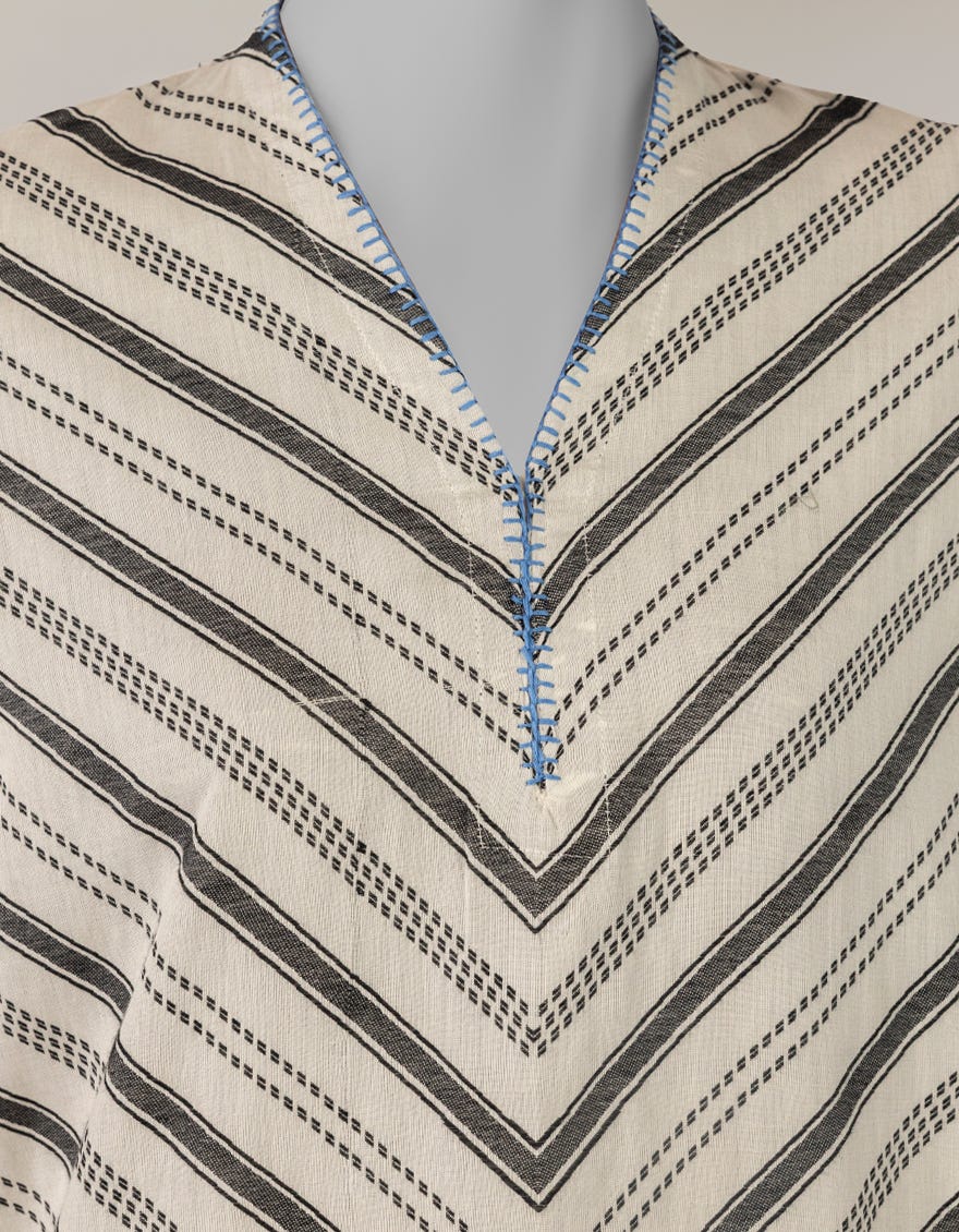 OFF WHITE JACQUARD DYED CO-ORD SET