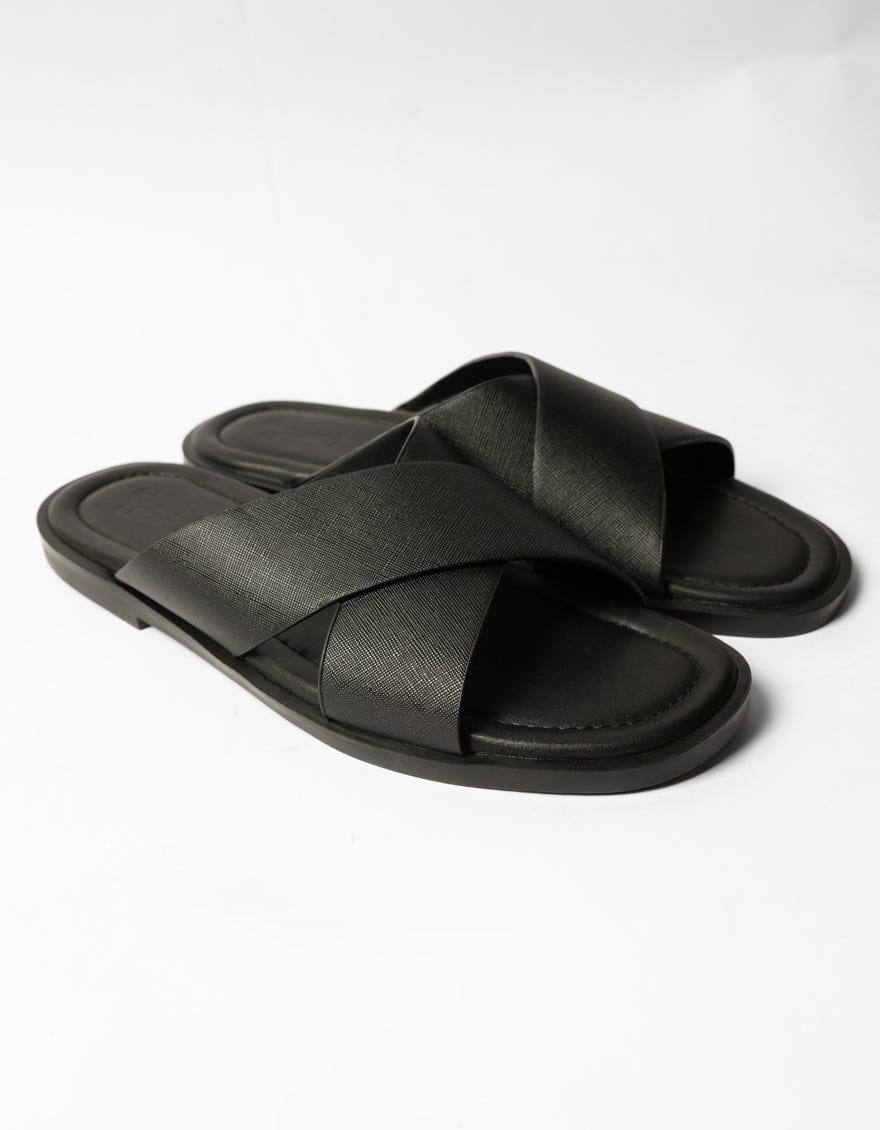 BLACK CROSS OVER SLIDES