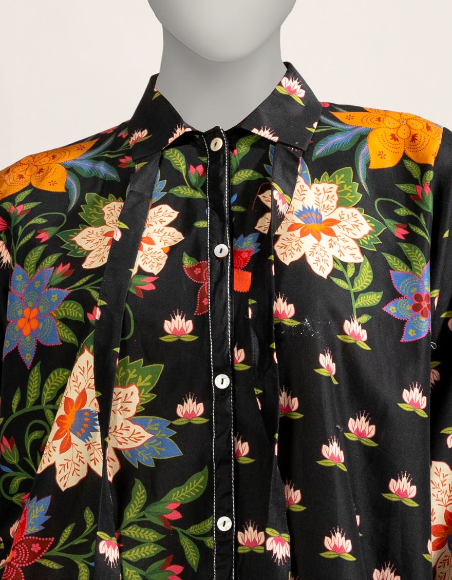 BLACK LAWN DIGITAL PRINTED KURTA