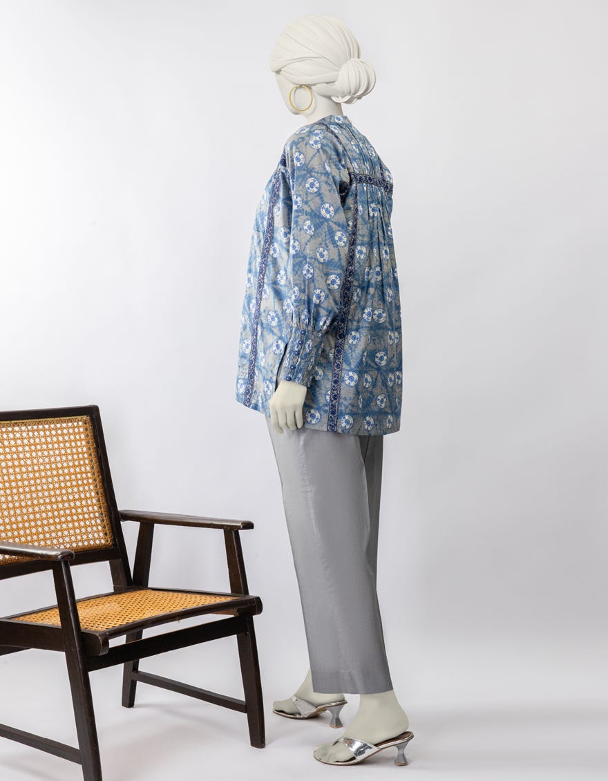 GREY LAWN EMBROIDERED CO-ORD SET
